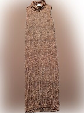 VINTAGE Just In Thyme LTD Slinky Knit Animal Print Dress
